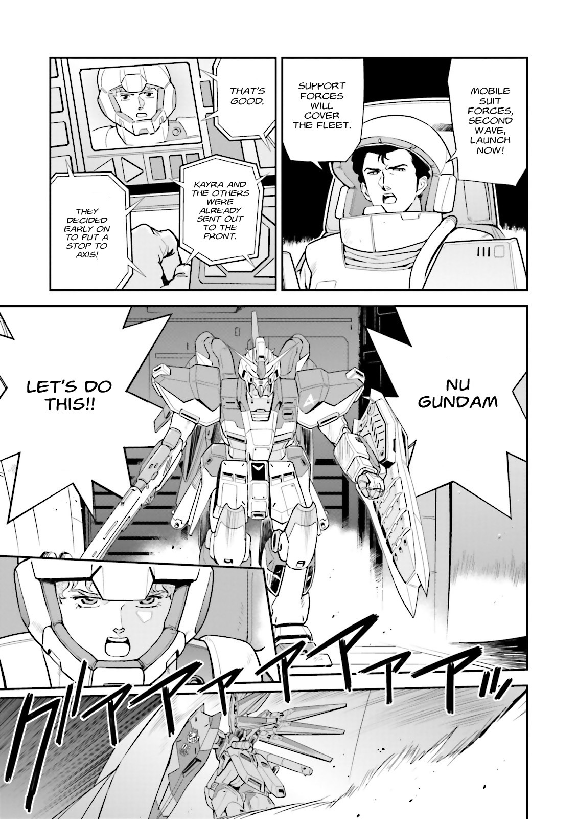 Kidou Senshi Gundam Gyakushuu no Char - Beltorchika Children Chapter 15 page 63 - Chapter 15: Fire from the Heavens