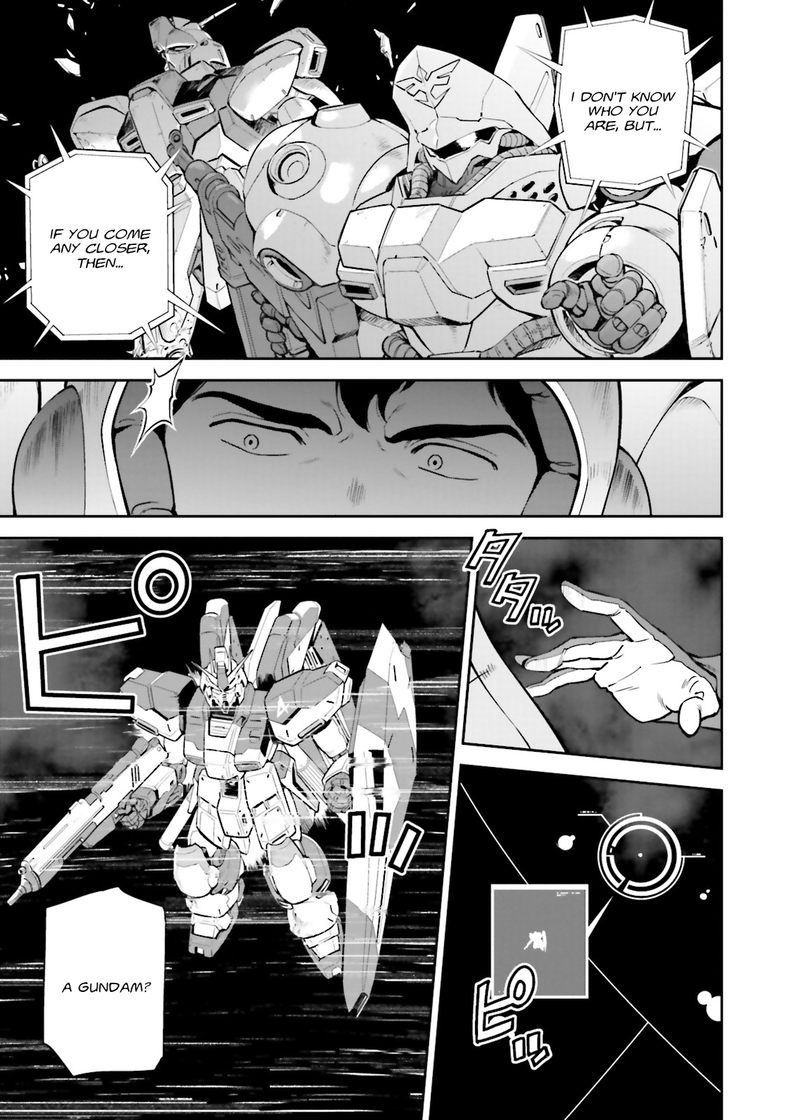 Kidou Senshi Gundam Gyakushuu no Char - Beltorchika Children Chapter 17 page 18 - Chapter 17: Howling Psycommu