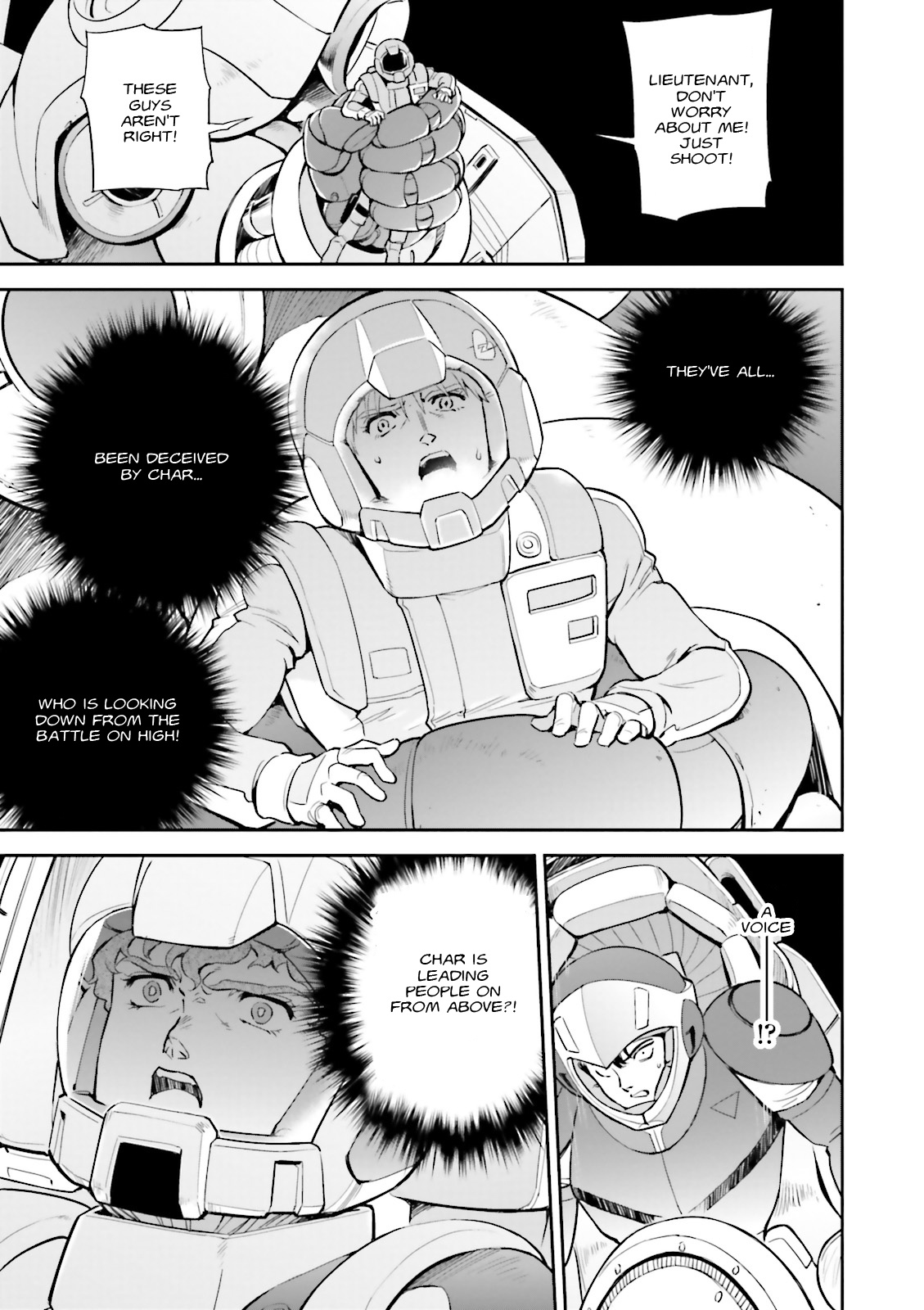 Kidou Senshi Gundam Gyakushuu no Char - Beltorchika Children Chapter 17 page 24 - Chapter 17: Howling Psycommu