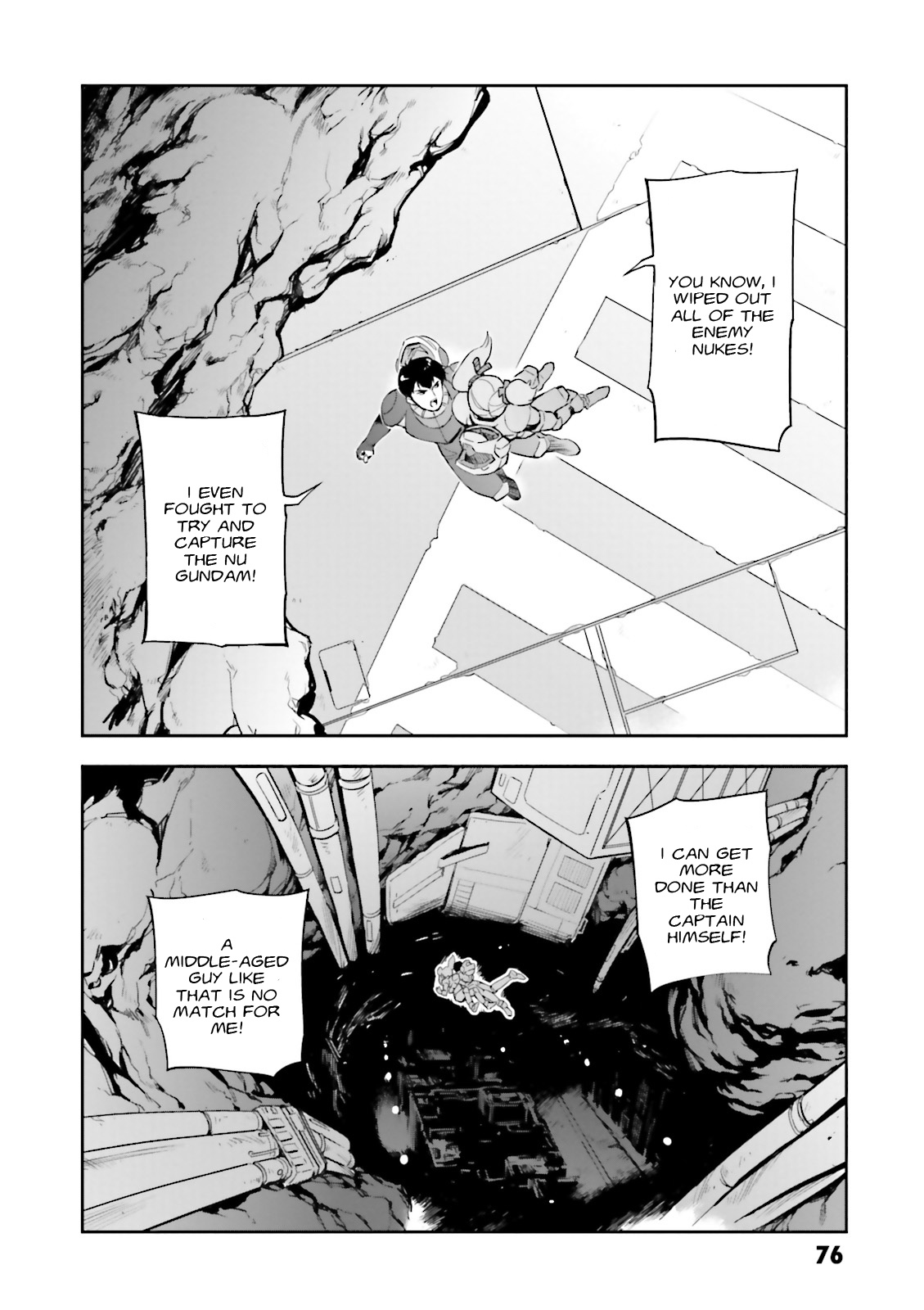 Kidou Senshi Gundam Gyakushuu no Char - Beltorchika Children Chapter 18 page 35 - Chapter 18: Entrust