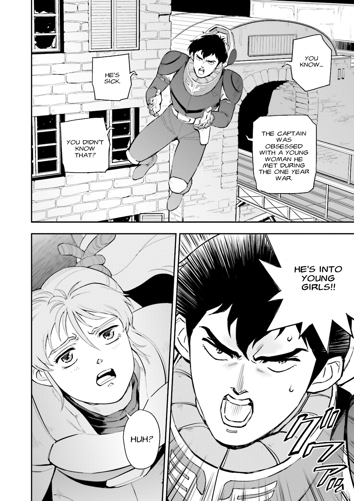 Kidou Senshi Gundam Gyakushuu no Char - Beltorchika Children Chapter 18 page 37 - Chapter 18: Entrust