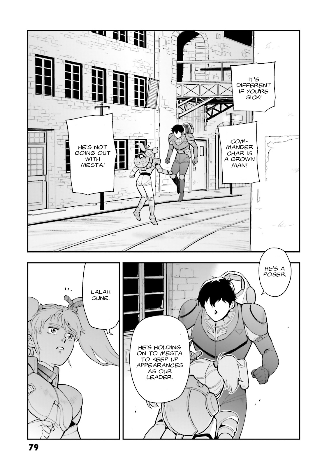 Kidou Senshi Gundam Gyakushuu no Char - Beltorchika Children Chapter 18 page 38 - Chapter 18: Entrust