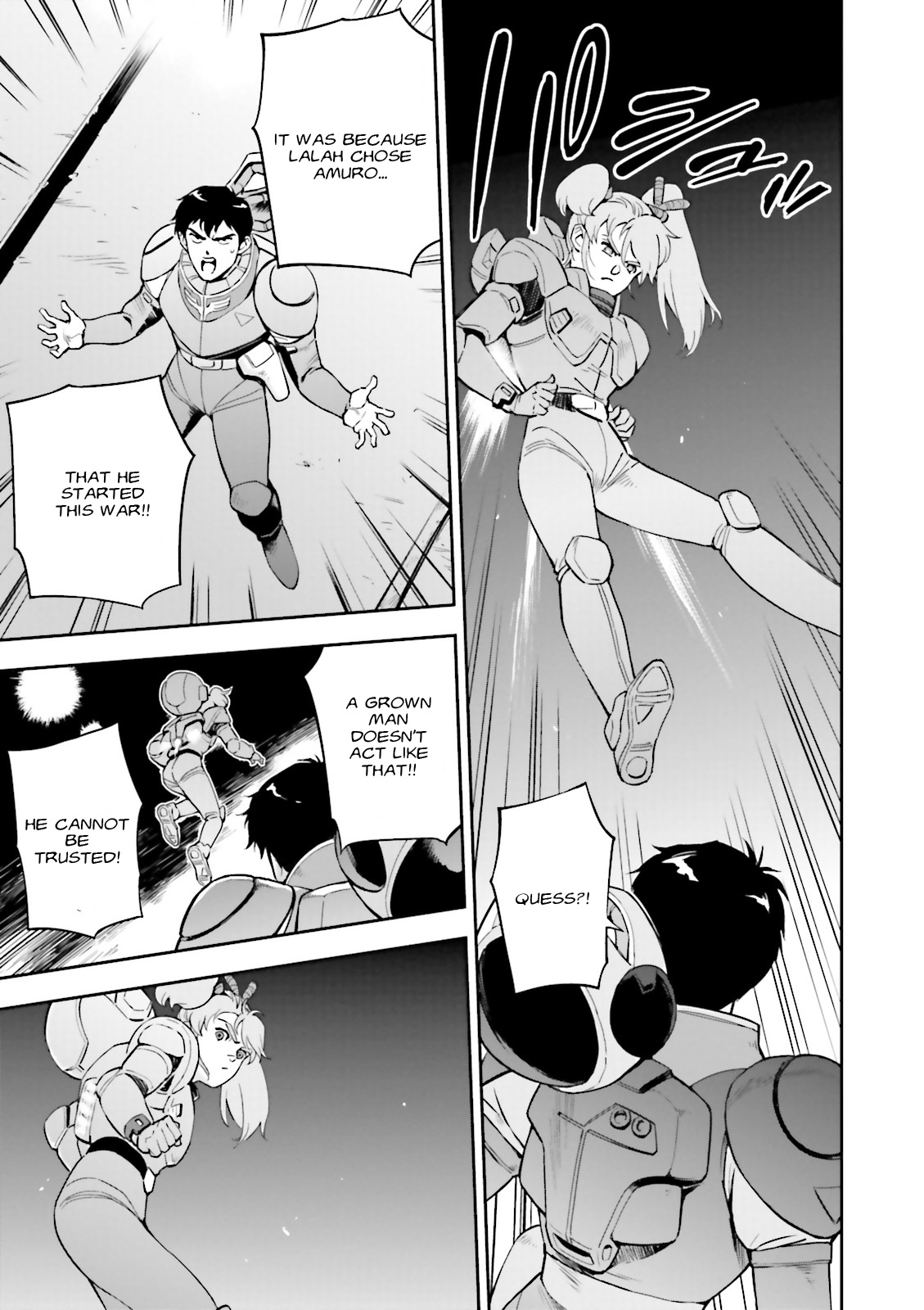 Kidou Senshi Gundam Gyakushuu no Char - Beltorchika Children Chapter 18 page 40 - Chapter 18: Entrust