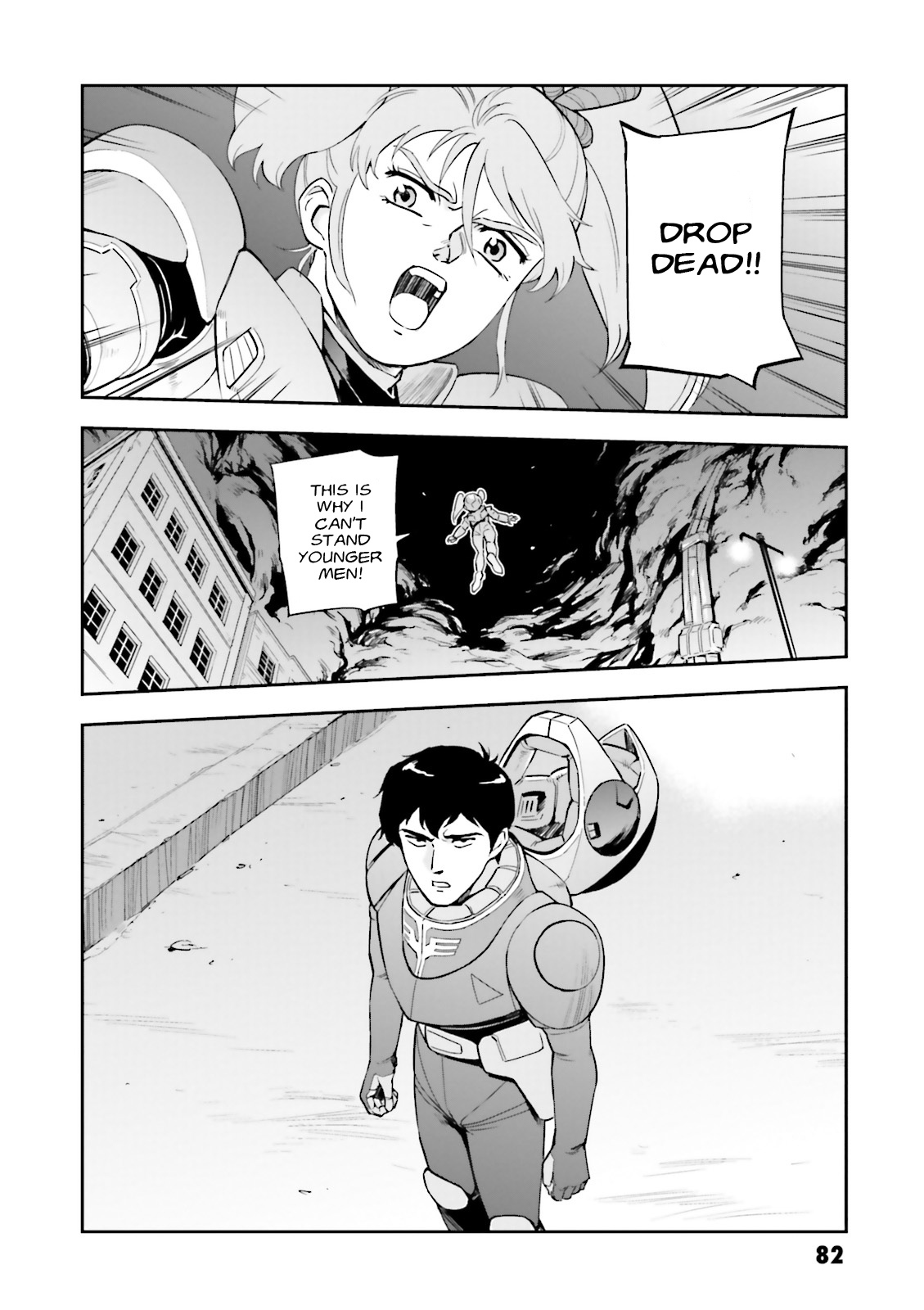 Kidou Senshi Gundam Gyakushuu no Char - Beltorchika Children Chapter 18 page 41 - Chapter 18: Entrust