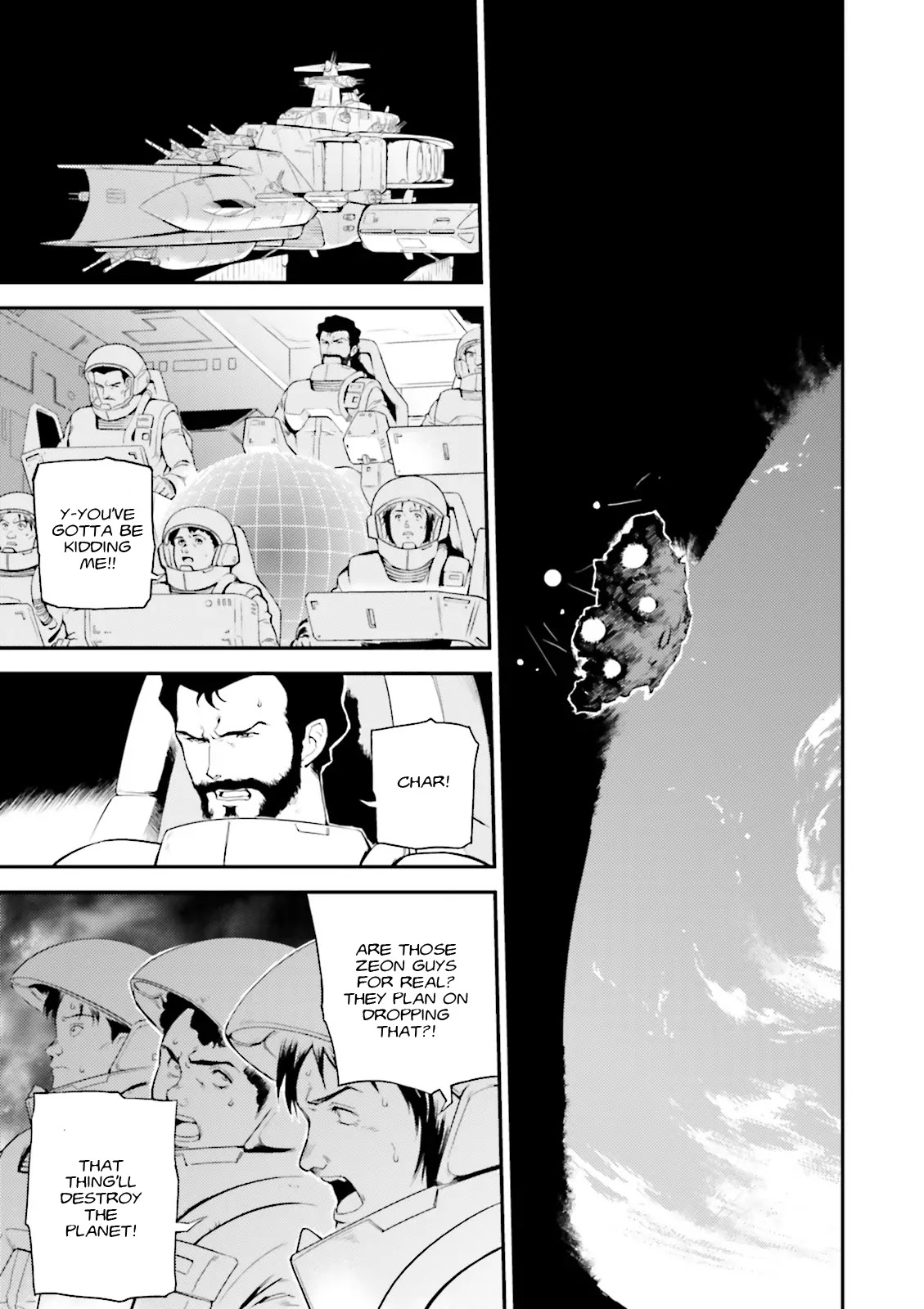 Kidou Senshi Gundam Gyakushuu no Char - Beltorchika Children Chapter 2 page 11 - Chapter 2: The Battle at Fifth Luna