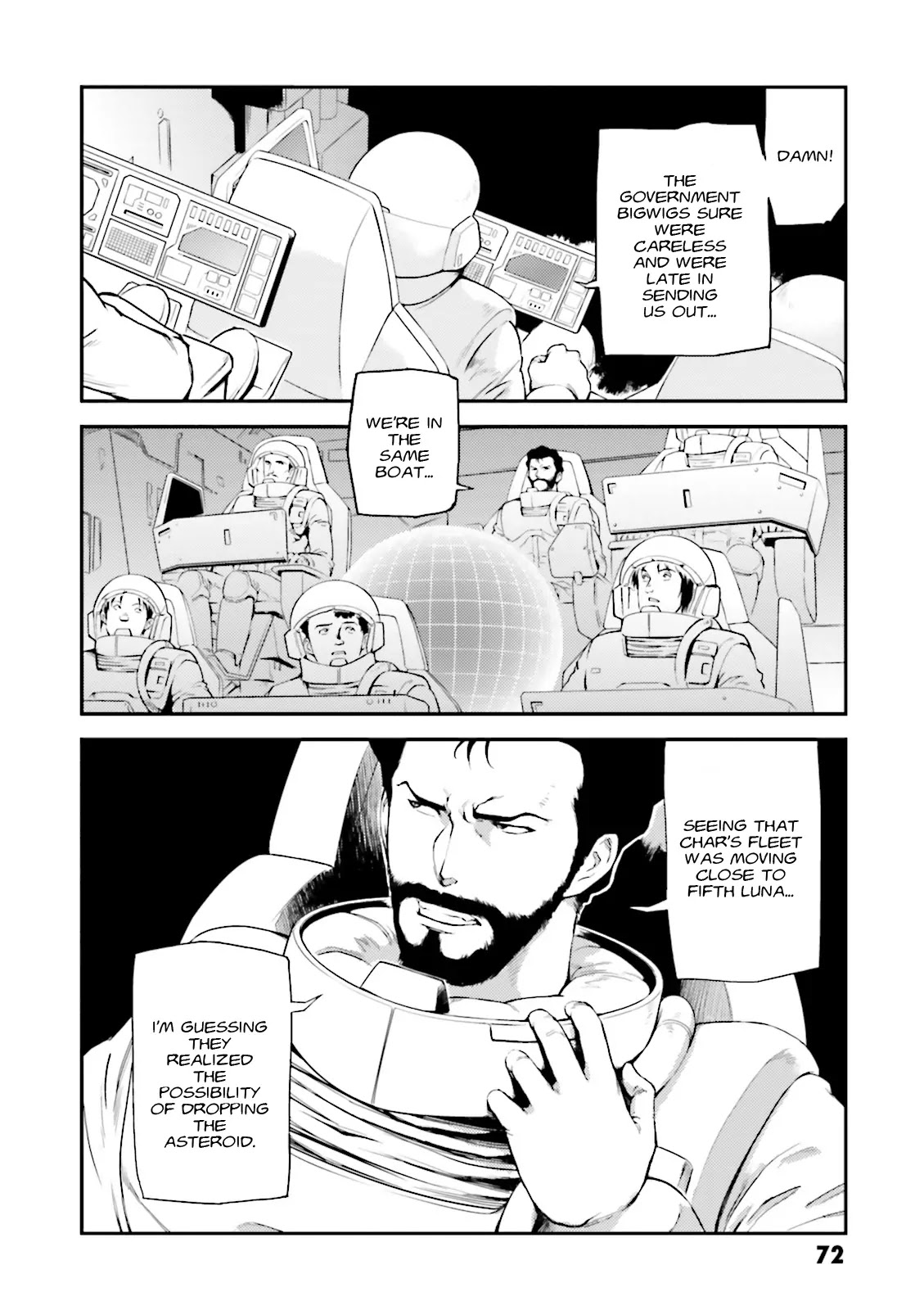 Kidou Senshi Gundam Gyakushuu no Char - Beltorchika Children Chapter 2 page 12 - Chapter 2: The Battle at Fifth Luna
