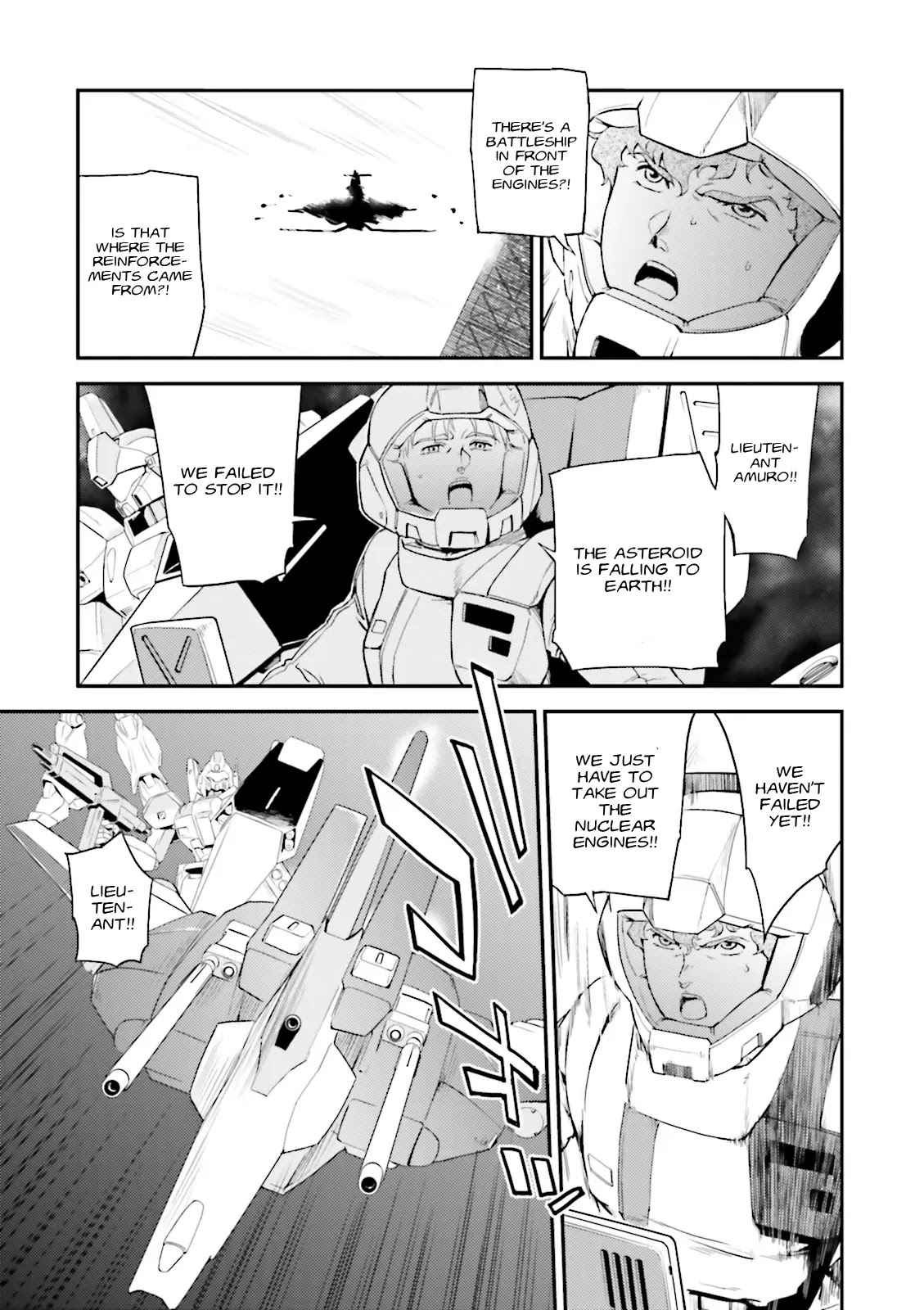 Kidou Senshi Gundam Gyakushuu no Char - Beltorchika Children Chapter 2 page 15 - Chapter 2: The Battle at Fifth Luna