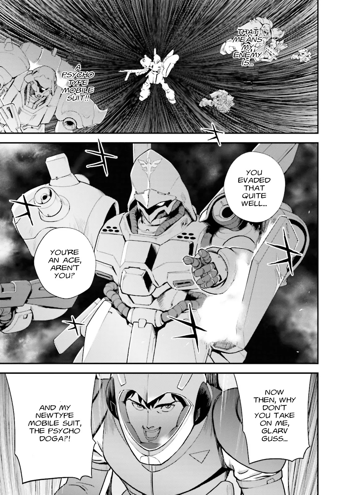 Kidou Senshi Gundam Gyakushuu no Char - Beltorchika Children Chapter 2 page 17 - Chapter 2: The Battle at Fifth Luna