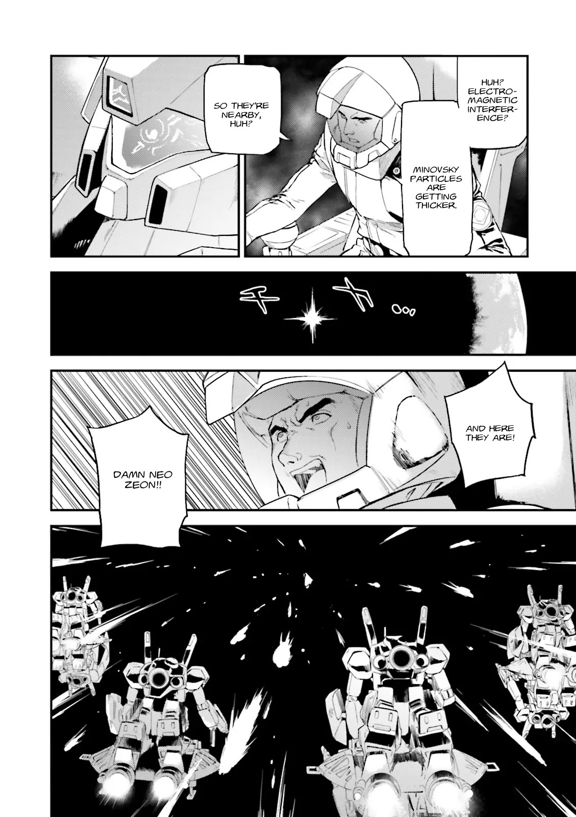 Kidou Senshi Gundam Gyakushuu no Char - Beltorchika Children Chapter 2 page 4 - Chapter 2: The Battle at Fifth Luna