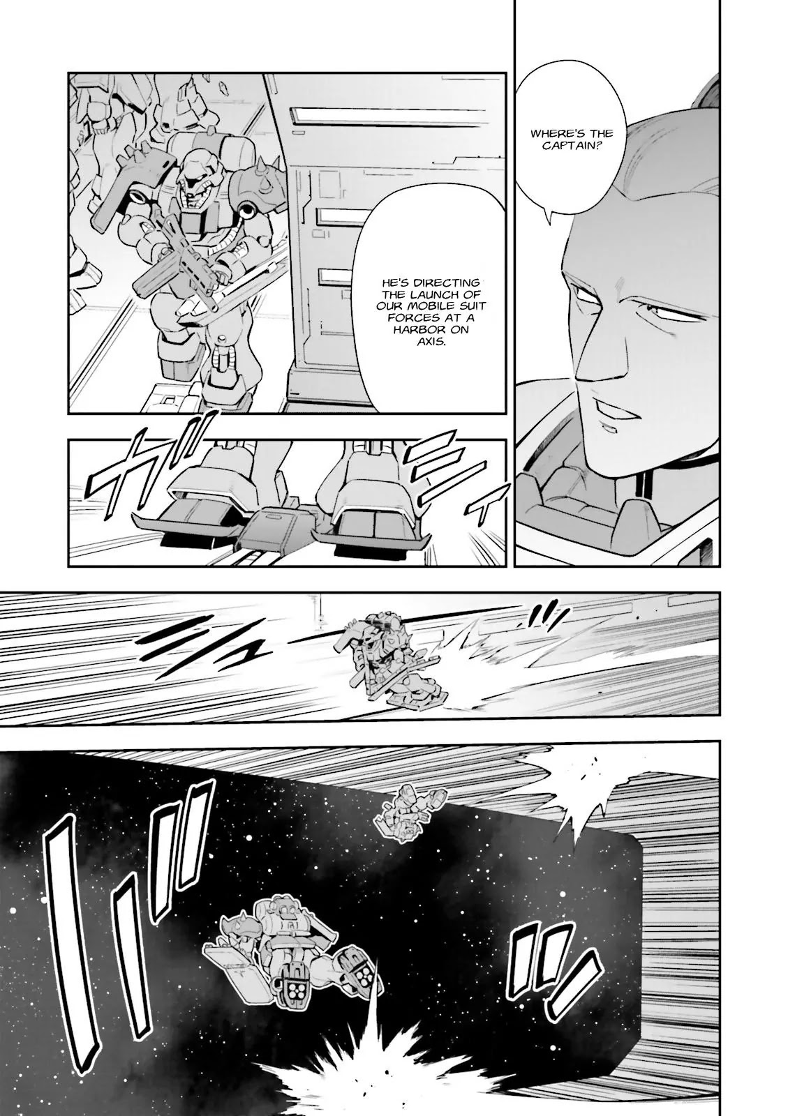 Kidou Senshi Gundam Gyakushuu no Char - Beltorchika Children Chapter 20 page 10 - Chapter 20: A Day of Parting
