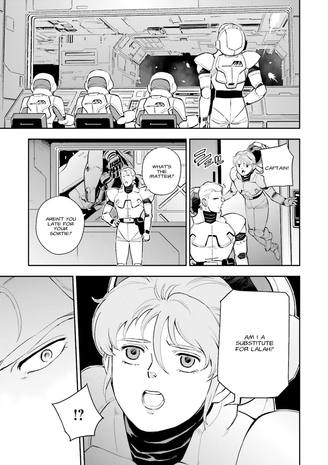 Kidou Senshi Gundam Gyakushuu no Char - Beltorchika Children Chapter 20 page 12 - Chapter 20: A Day of Parting