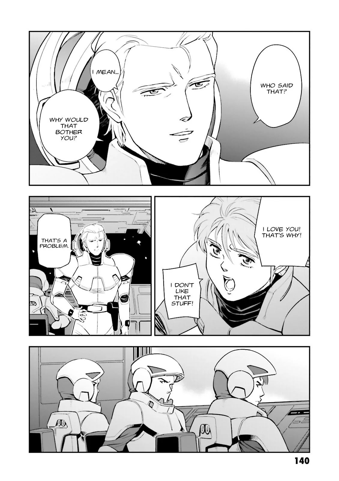 Kidou Senshi Gundam Gyakushuu no Char - Beltorchika Children Chapter 20 page 13 - Chapter 20: A Day of Parting
