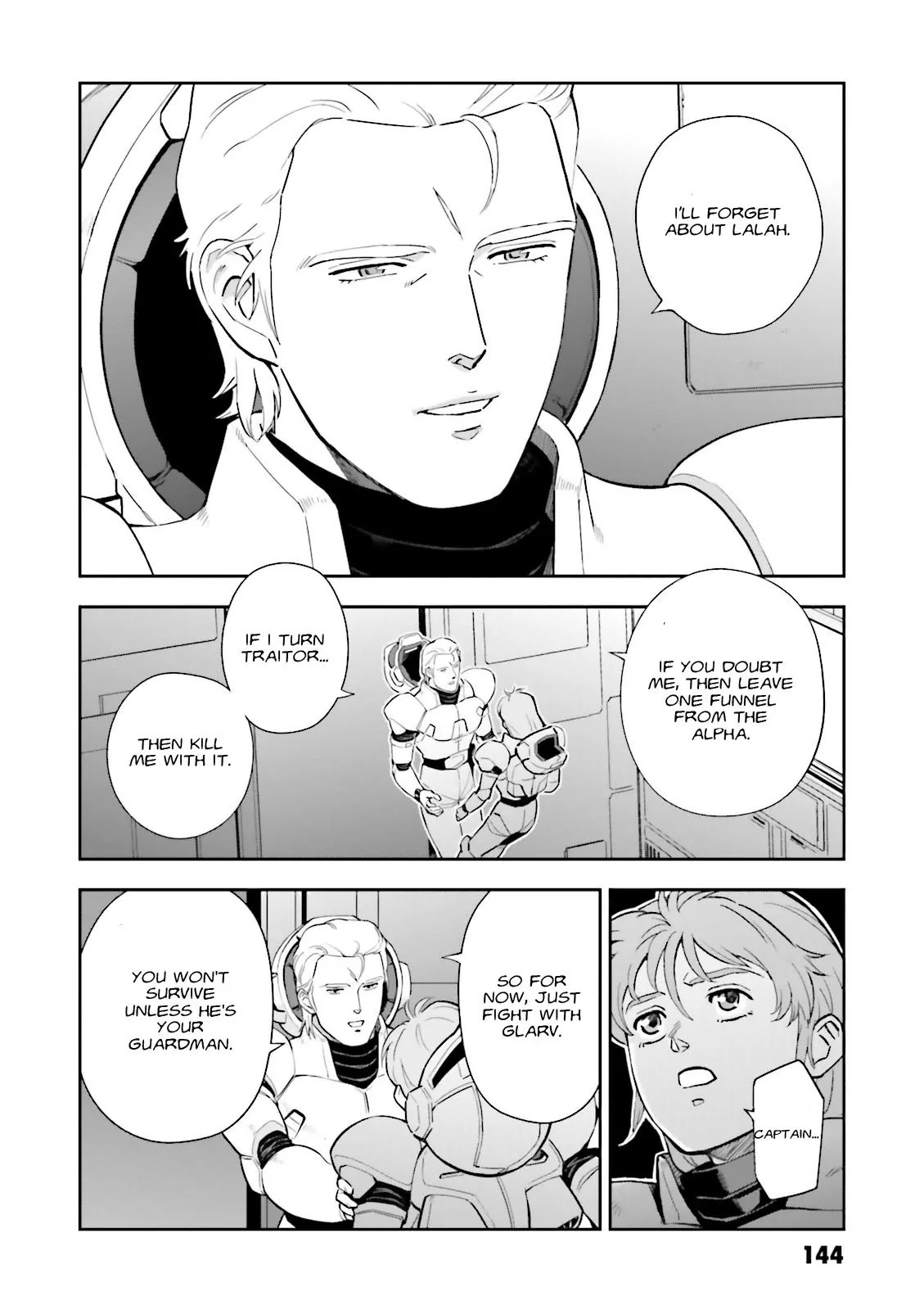 Kidou Senshi Gundam Gyakushuu no Char - Beltorchika Children Chapter 20 page 17 - Chapter 20: A Day of Parting