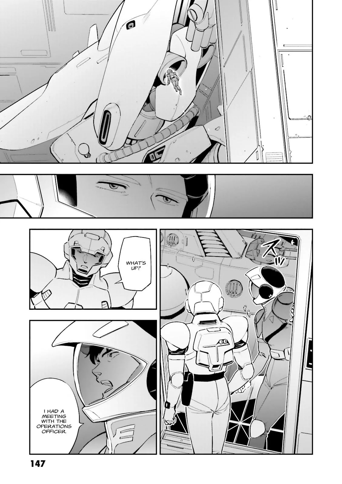 Kidou Senshi Gundam Gyakushuu no Char - Beltorchika Children Chapter 20 page 20 - Chapter 20: A Day of Parting