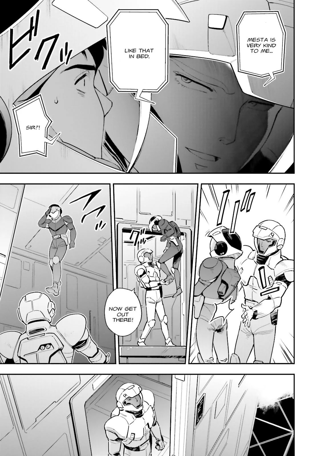Kidou Senshi Gundam Gyakushuu no Char - Beltorchika Children Chapter 20 page 22 - Chapter 20: A Day of Parting