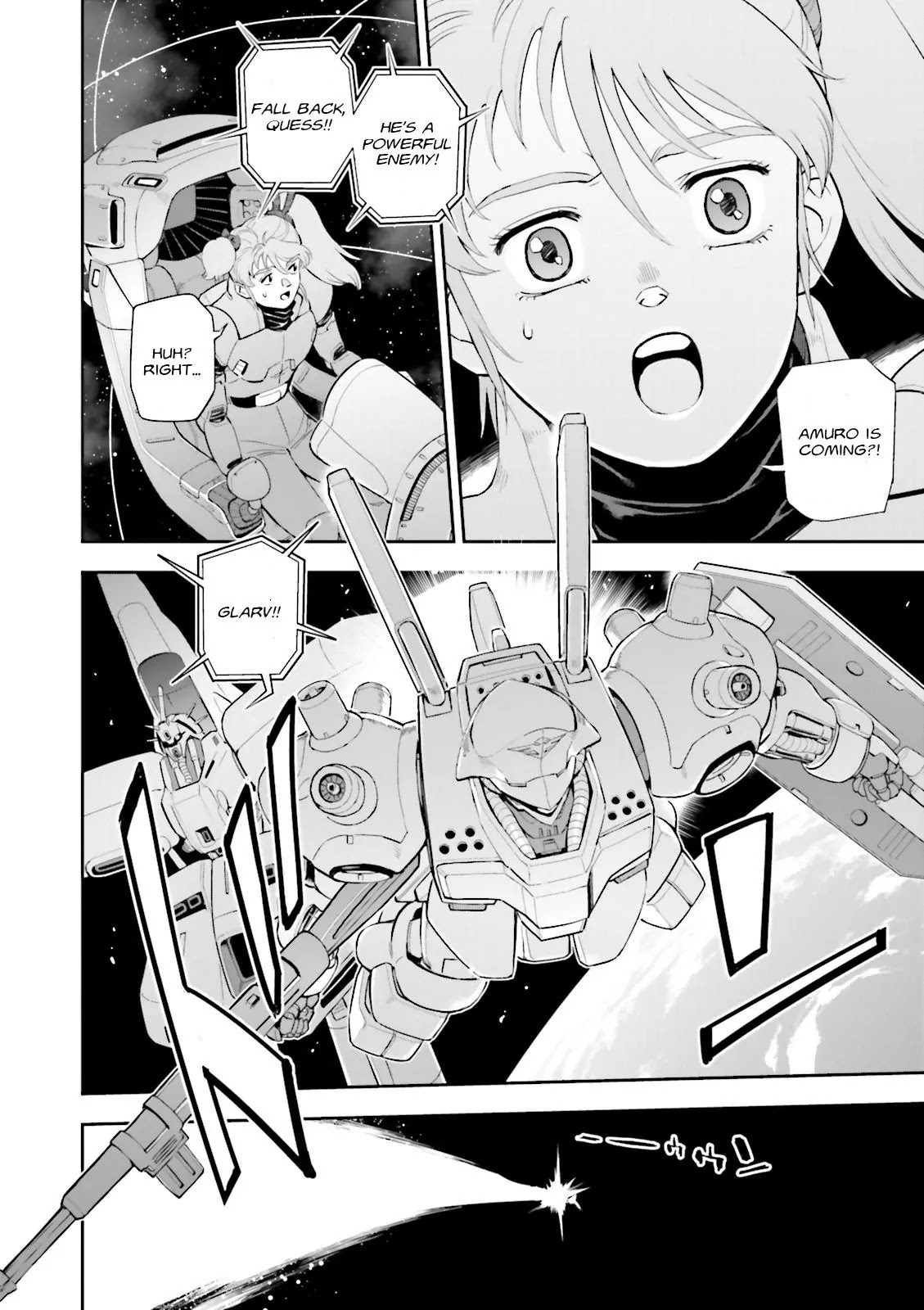 Kidou Senshi Gundam Gyakushuu no Char - Beltorchika Children Chapter 20 page 32 - Chapter 20: A Day of Parting