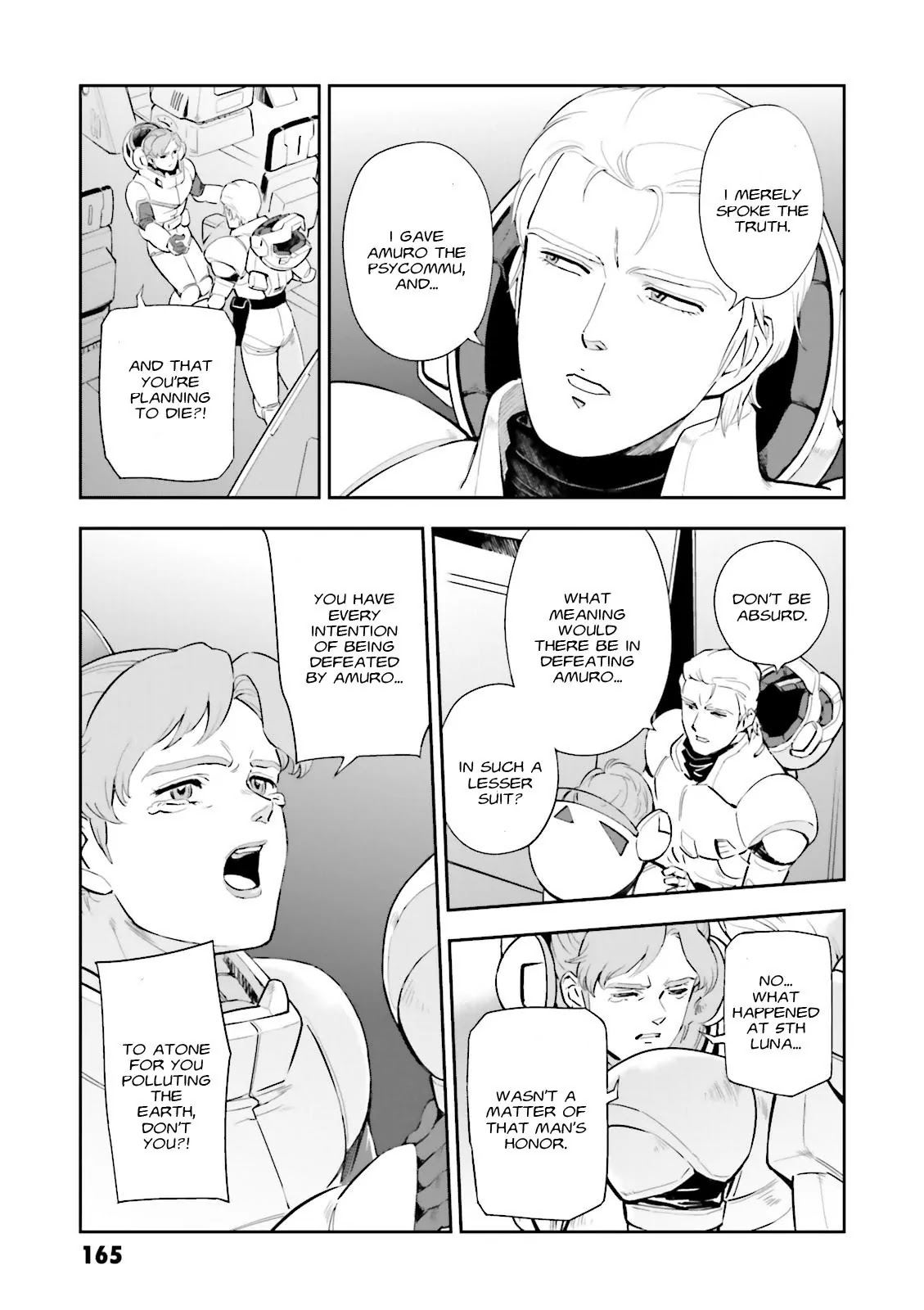 Kidou Senshi Gundam Gyakushuu no Char - Beltorchika Children Chapter 20 page 37 - Chapter 20: A Day of Parting