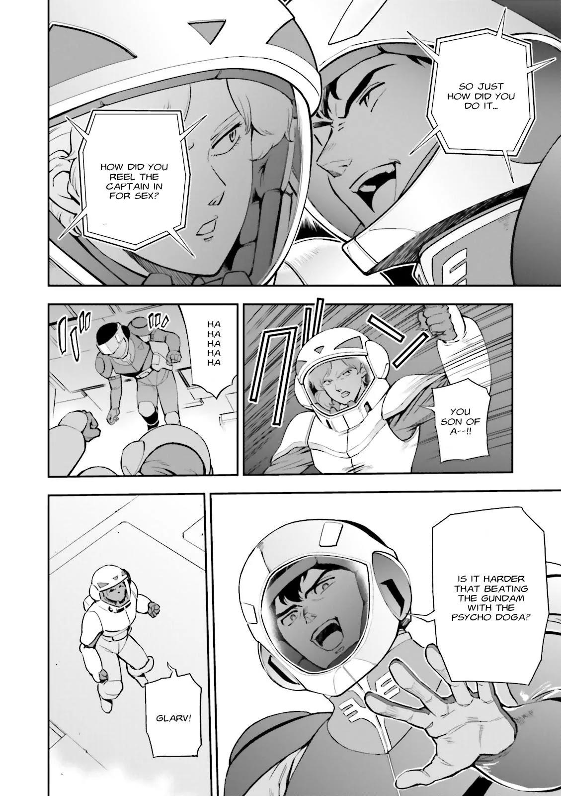 Kidou Senshi Gundam Gyakushuu no Char - Beltorchika Children Chapter 20 page 7 - Chapter 20: A Day of Parting