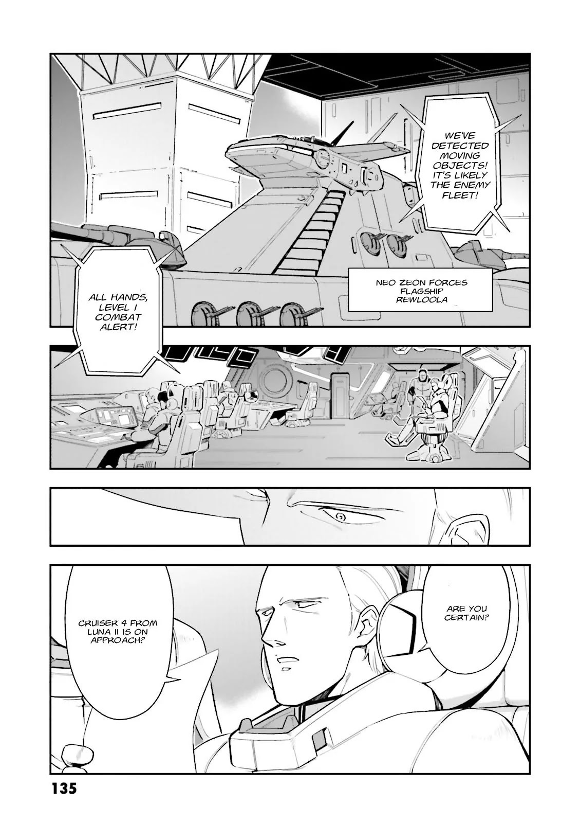 Kidou Senshi Gundam Gyakushuu no Char - Beltorchika Children Chapter 20 page 8 - Chapter 20: A Day of Parting