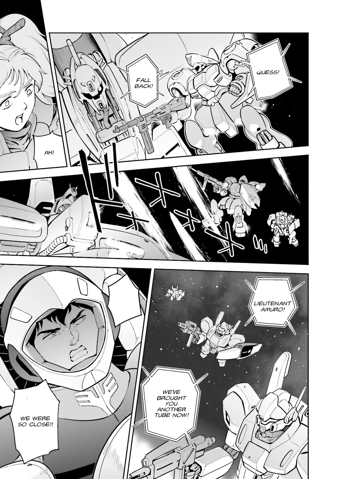 Kidou Senshi Gundam Gyakushuu no Char - Beltorchika Children Chapter 21 page 28 - Chapter 21: Rhythm I