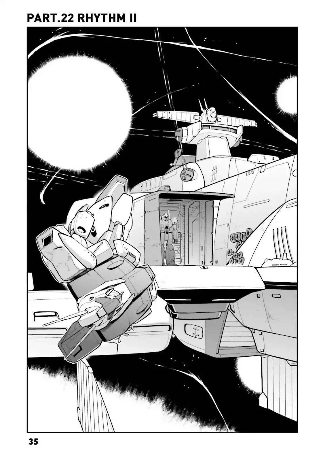 Kidou Senshi Gundam Gyakushuu no Char - Beltorchika Children Chapter 22 page 1 - Chapter 22: Rhythm II