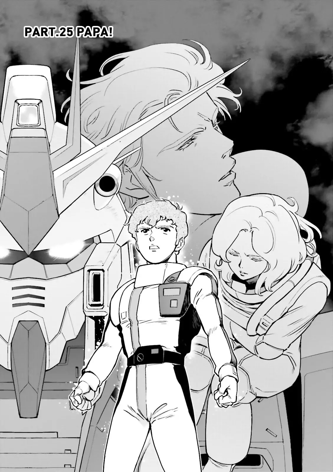Kidou Senshi Gundam Gyakushuu no Char - Beltorchika Children Chapter 25 page 1 - Chapter 25: Papa!