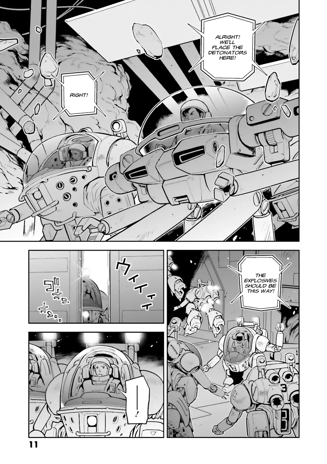 Kidou Senshi Gundam Gyakushuu no Char - Beltorchika Children Chapter 26 page 10 - Chapter 26: Disappearing Fire