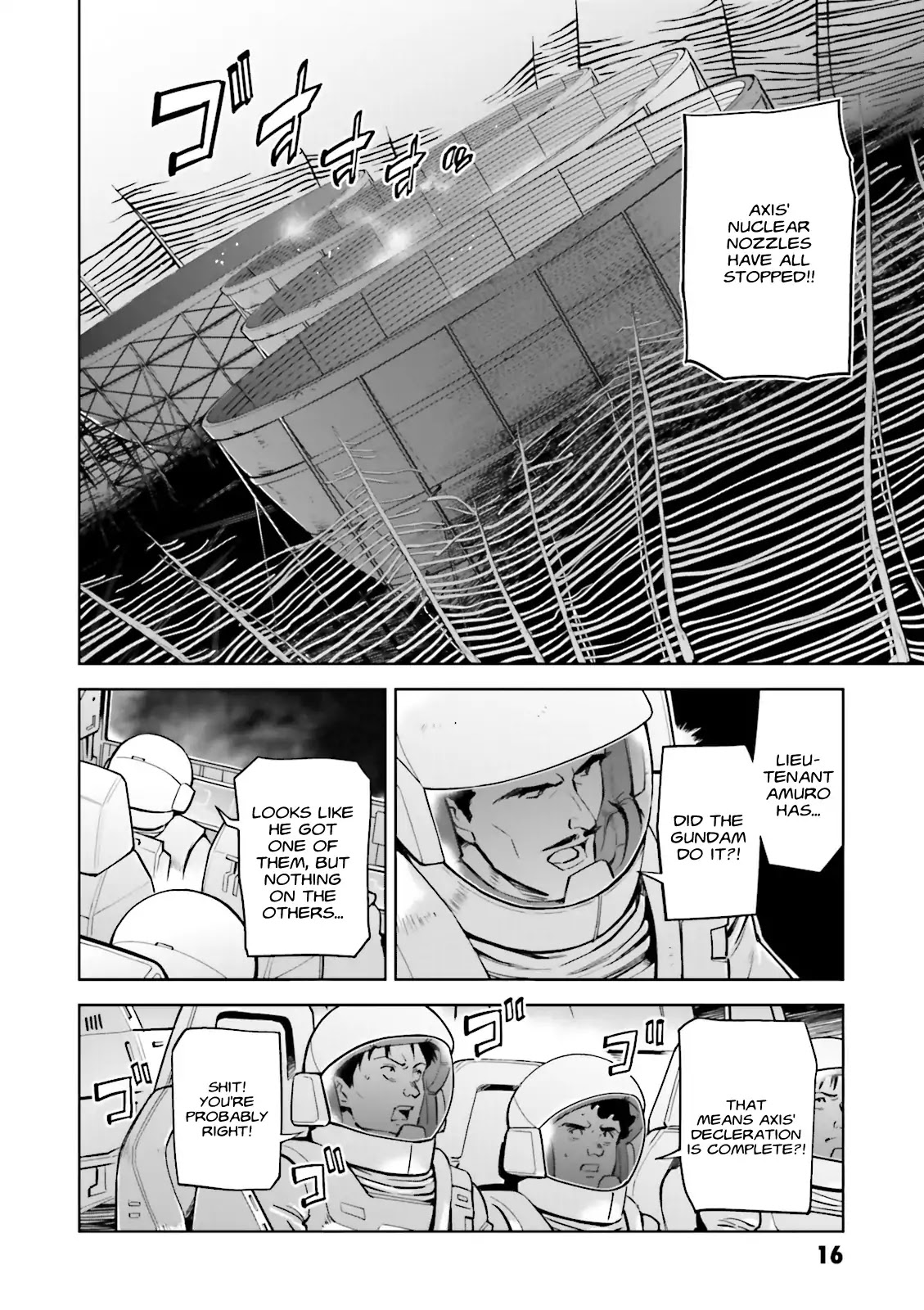 Kidou Senshi Gundam Gyakushuu no Char - Beltorchika Children Chapter 26 page 15 - Chapter 26: Disappearing Fire
