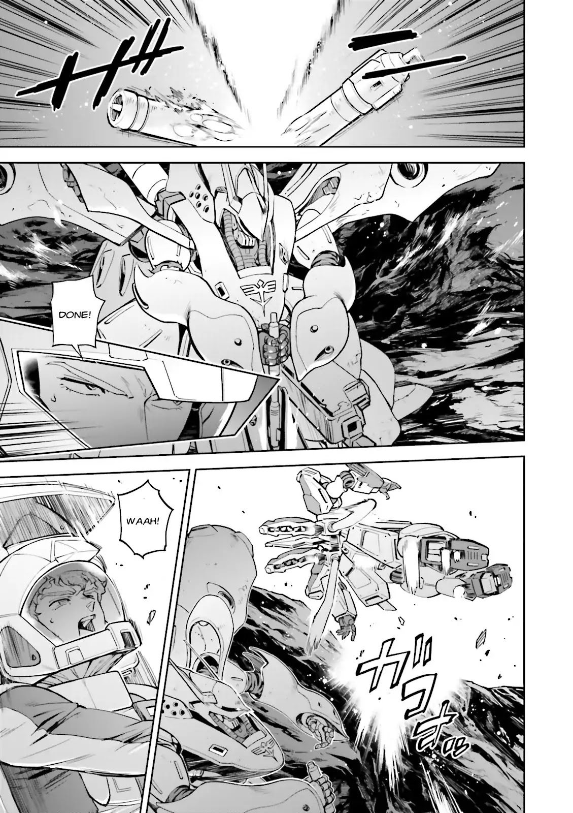 Kidou Senshi Gundam Gyakushuu no Char - Beltorchika Children Chapter 26 page 26 - Chapter 26: Disappearing Fire