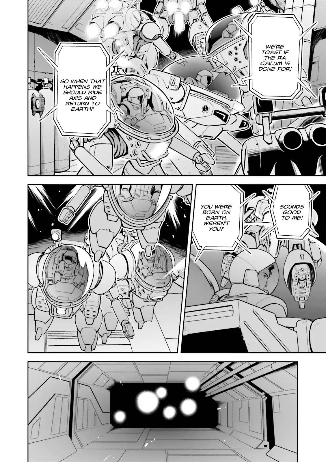 Kidou Senshi Gundam Gyakushuu no Char - Beltorchika Children Chapter 27 page 16 - Chapter 27: Hand-to-hand Combat