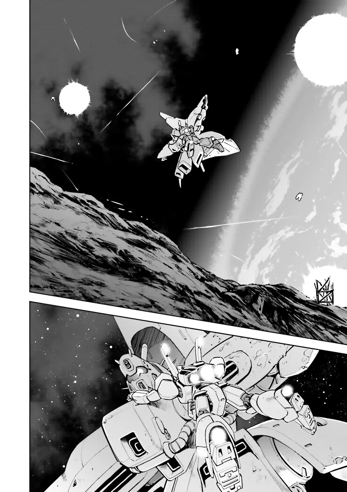 Kidou Senshi Gundam Gyakushuu no Char - Beltorchika Children Chapter 27 page 2 - Chapter 27: Hand-to-hand Combat