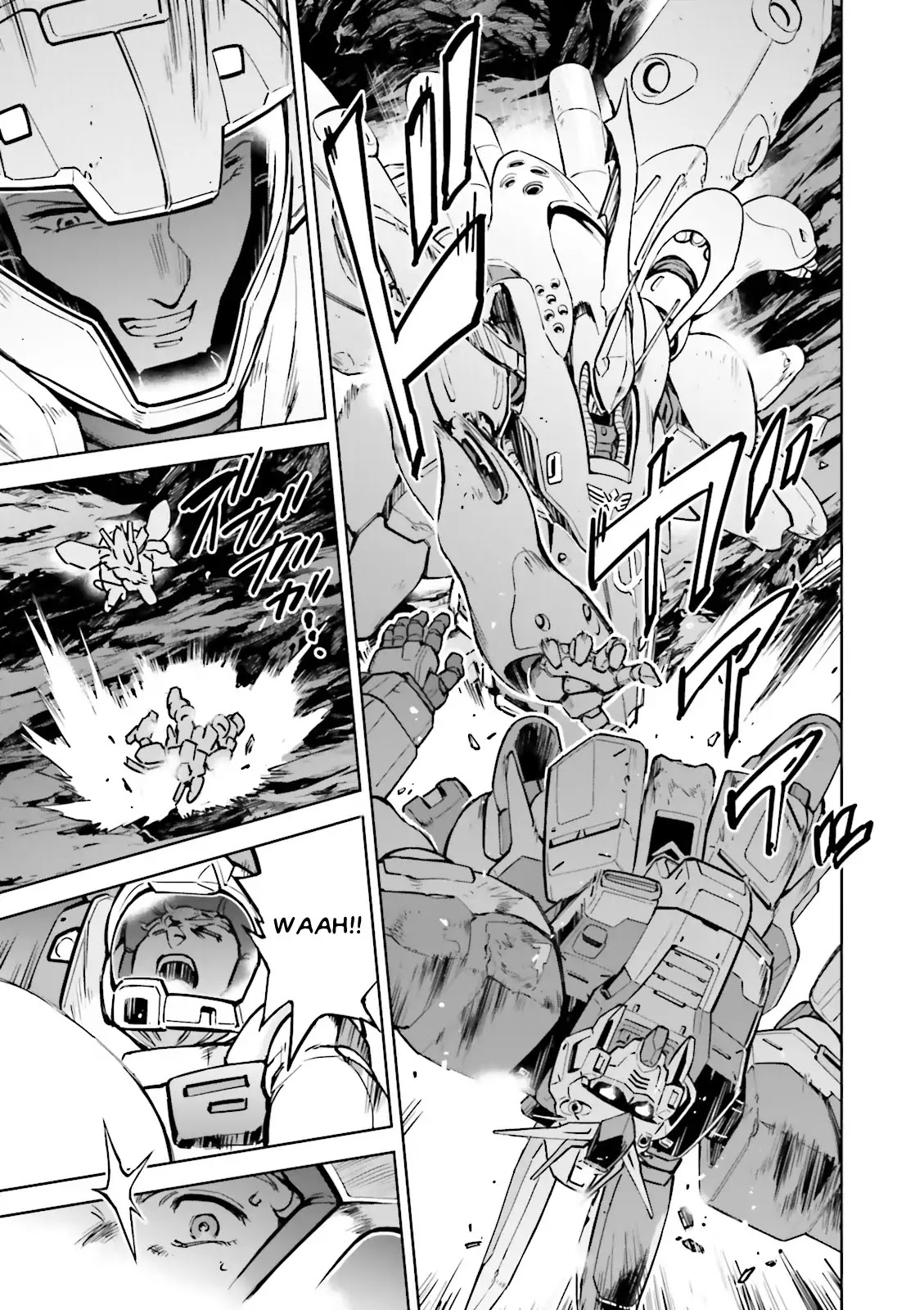 Kidou Senshi Gundam Gyakushuu no Char - Beltorchika Children Chapter 27 page 27 - Chapter 27: Hand-to-hand Combat