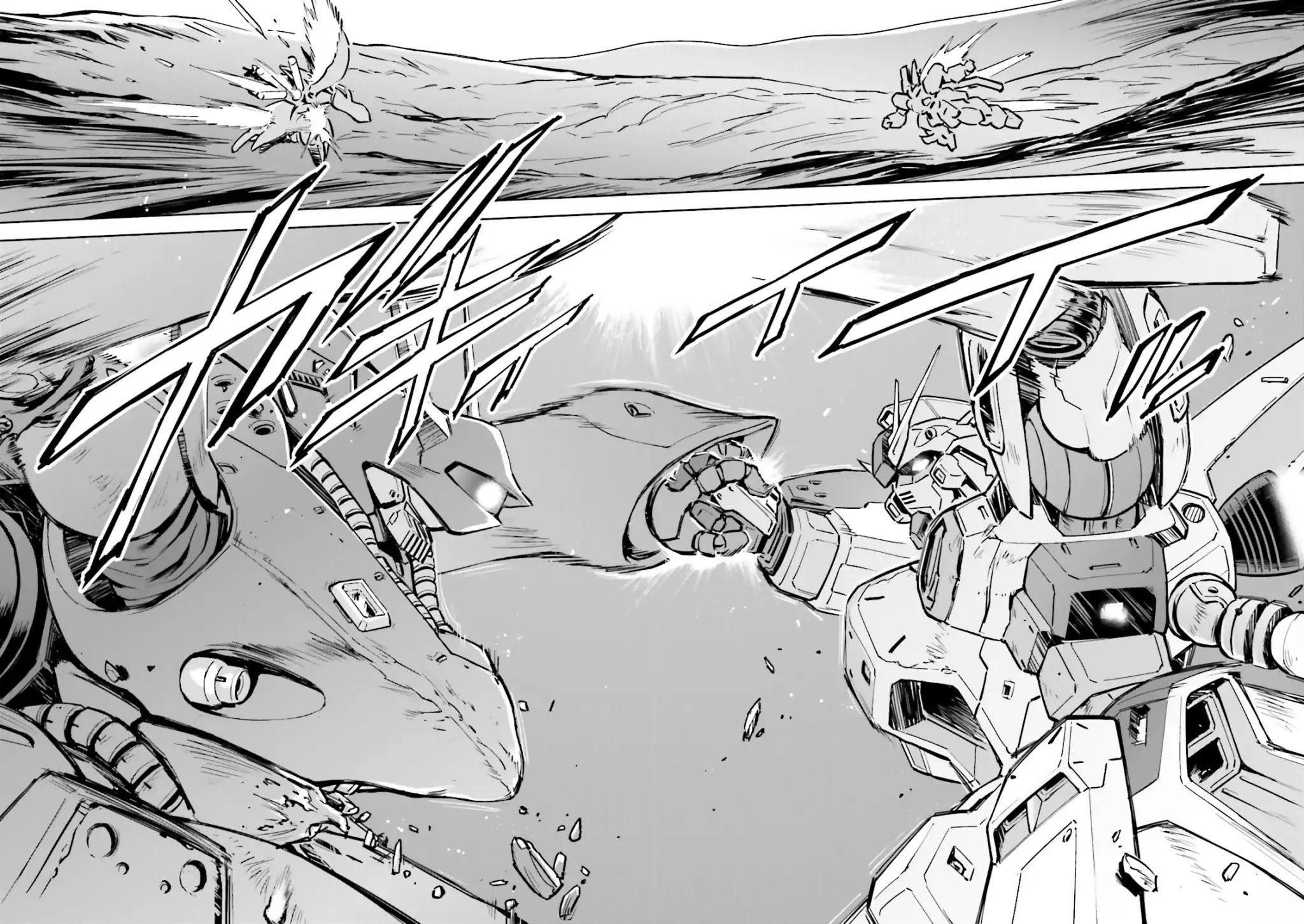 Kidou Senshi Gundam Gyakushuu no Char - Beltorchika Children Chapter 27 page 38 - Chapter 27: Hand-to-hand Combat