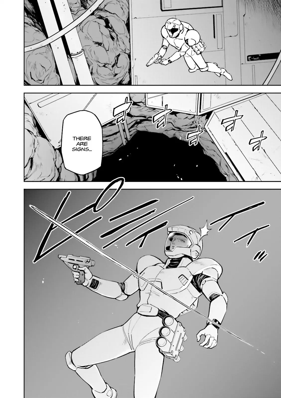 Kidou Senshi Gundam Gyakushuu no Char - Beltorchika Children Chapter 27 page 6 - Chapter 27: Hand-to-hand Combat