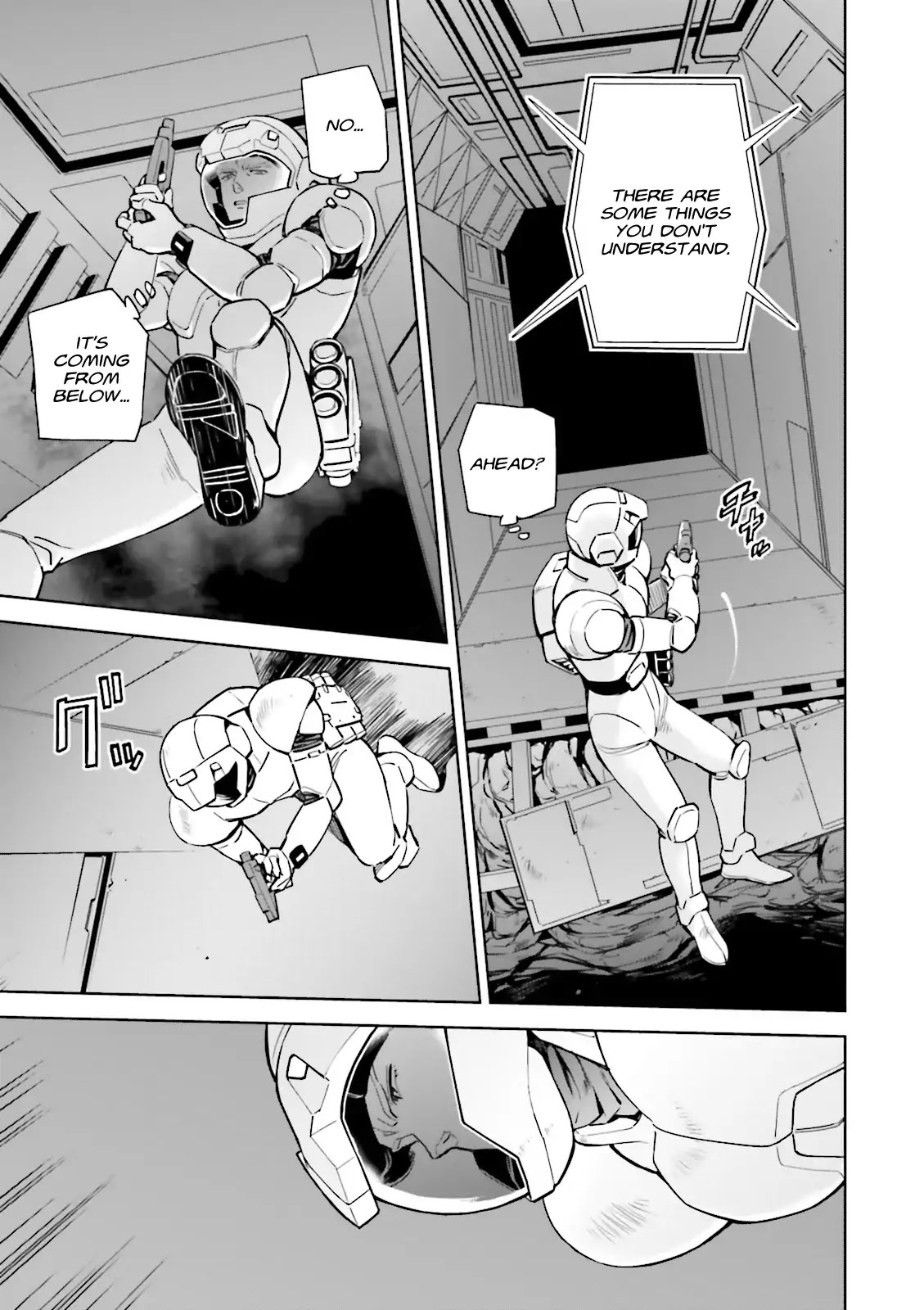 Kidou Senshi Gundam Gyakushuu no Char - Beltorchika Children Chapter 27 page 7 - Chapter 27: Hand-to-hand Combat