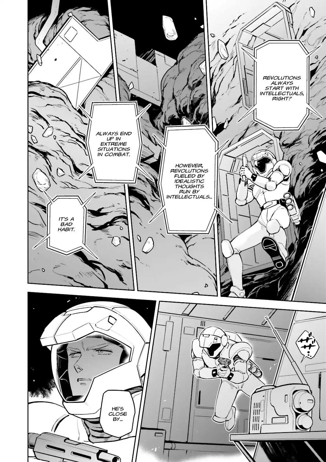 Kidou Senshi Gundam Gyakushuu no Char - Beltorchika Children Chapter 27 page 8 - Chapter 27: Hand-to-hand Combat