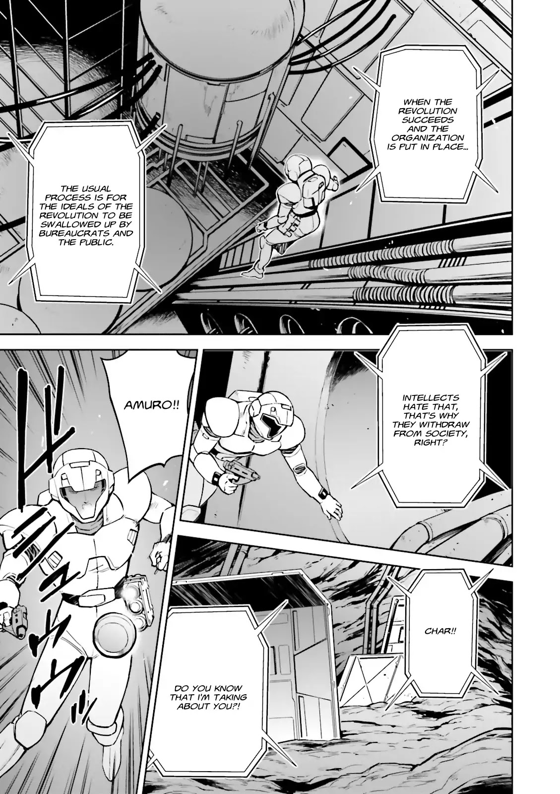 Kidou Senshi Gundam Gyakushuu no Char - Beltorchika Children Chapter 27 page 9 - Chapter 27: Hand-to-hand Combat