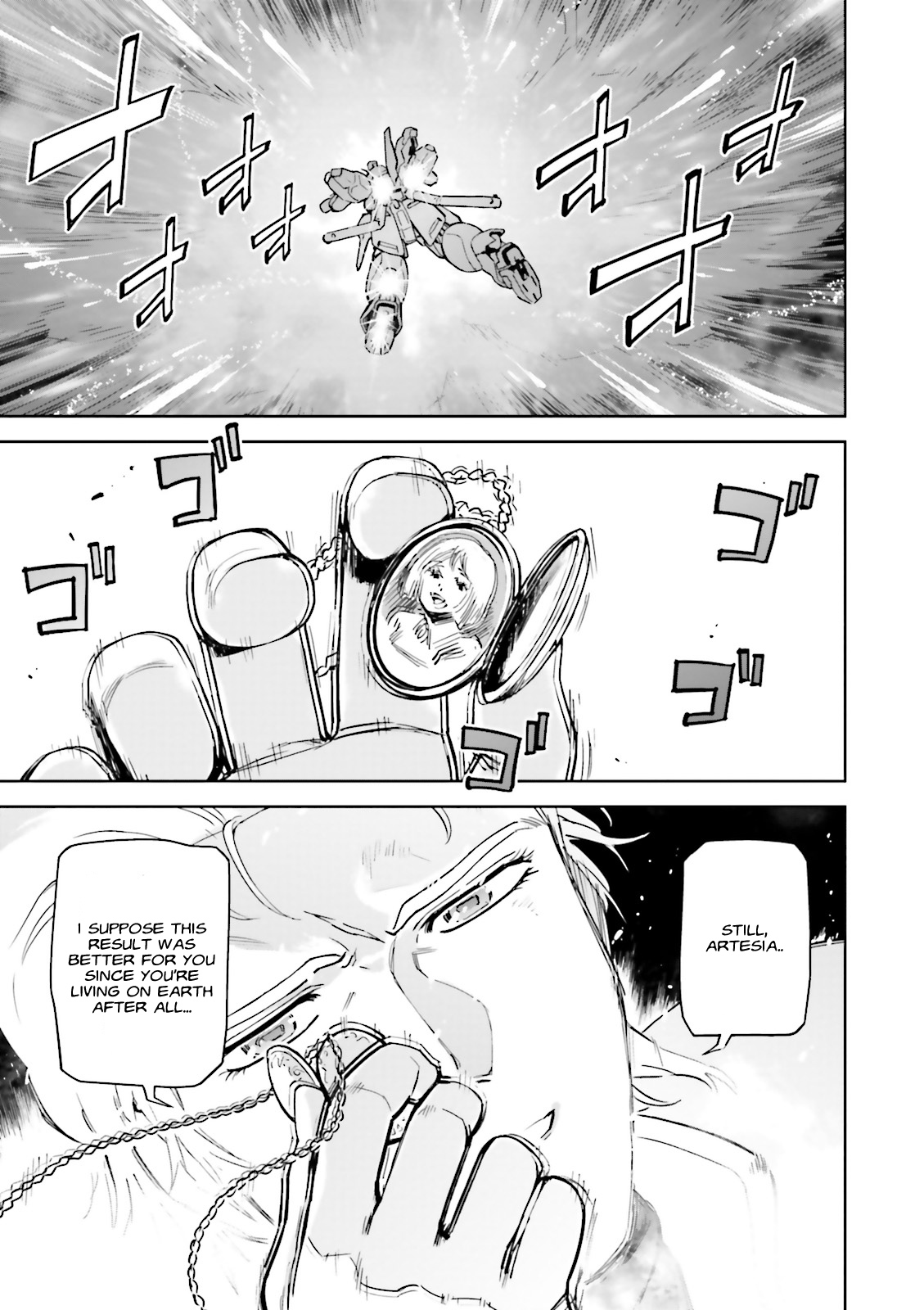 Kidou Senshi Gundam Gyakushuu no Char - Beltorchika Children Chapter 30 page 19 - Chapter 30: Rainbow of Outer Space [END]