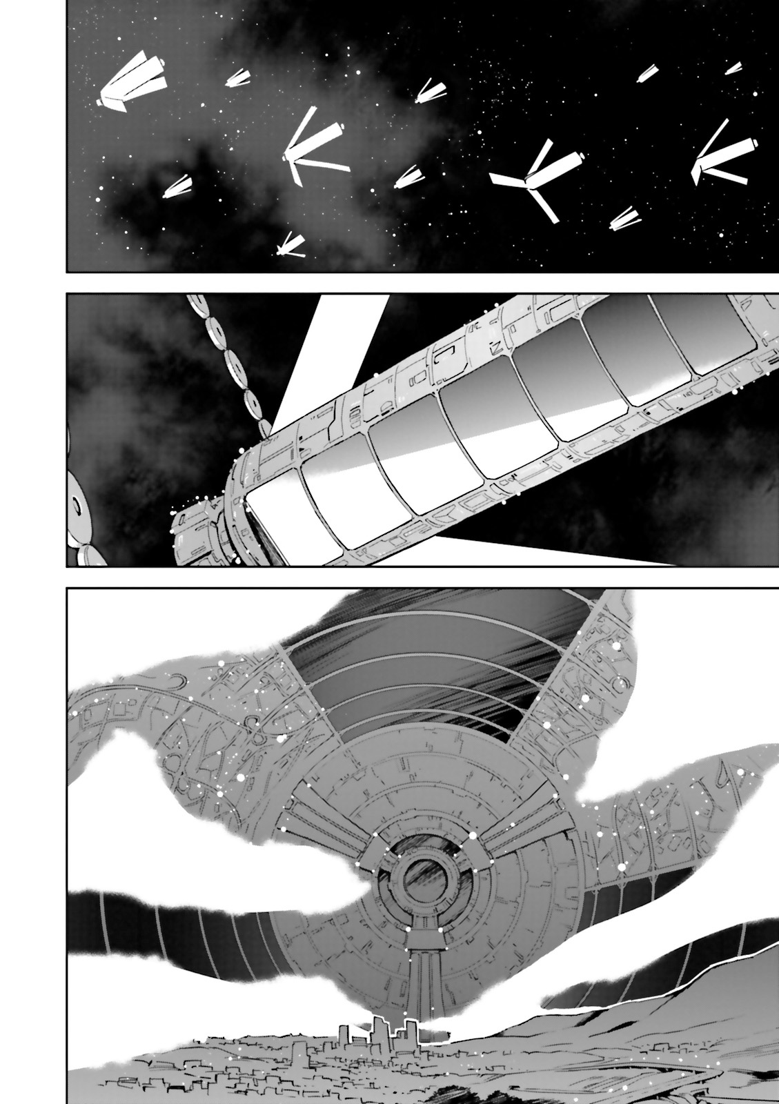 Kidou Senshi Gundam Gyakushuu no Char - Beltorchika Children Chapter 30 page 3 - Chapter 30: Rainbow of Outer Space [END]