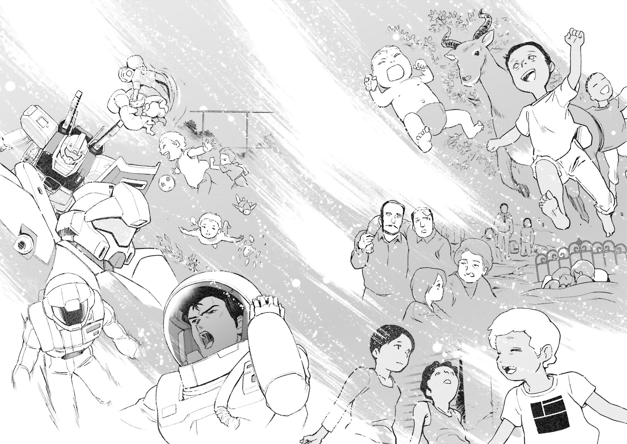 Kidou Senshi Gundam Gyakushuu no Char - Beltorchika Children Chapter 30 page 9 - Chapter 30: Rainbow of Outer Space [END]