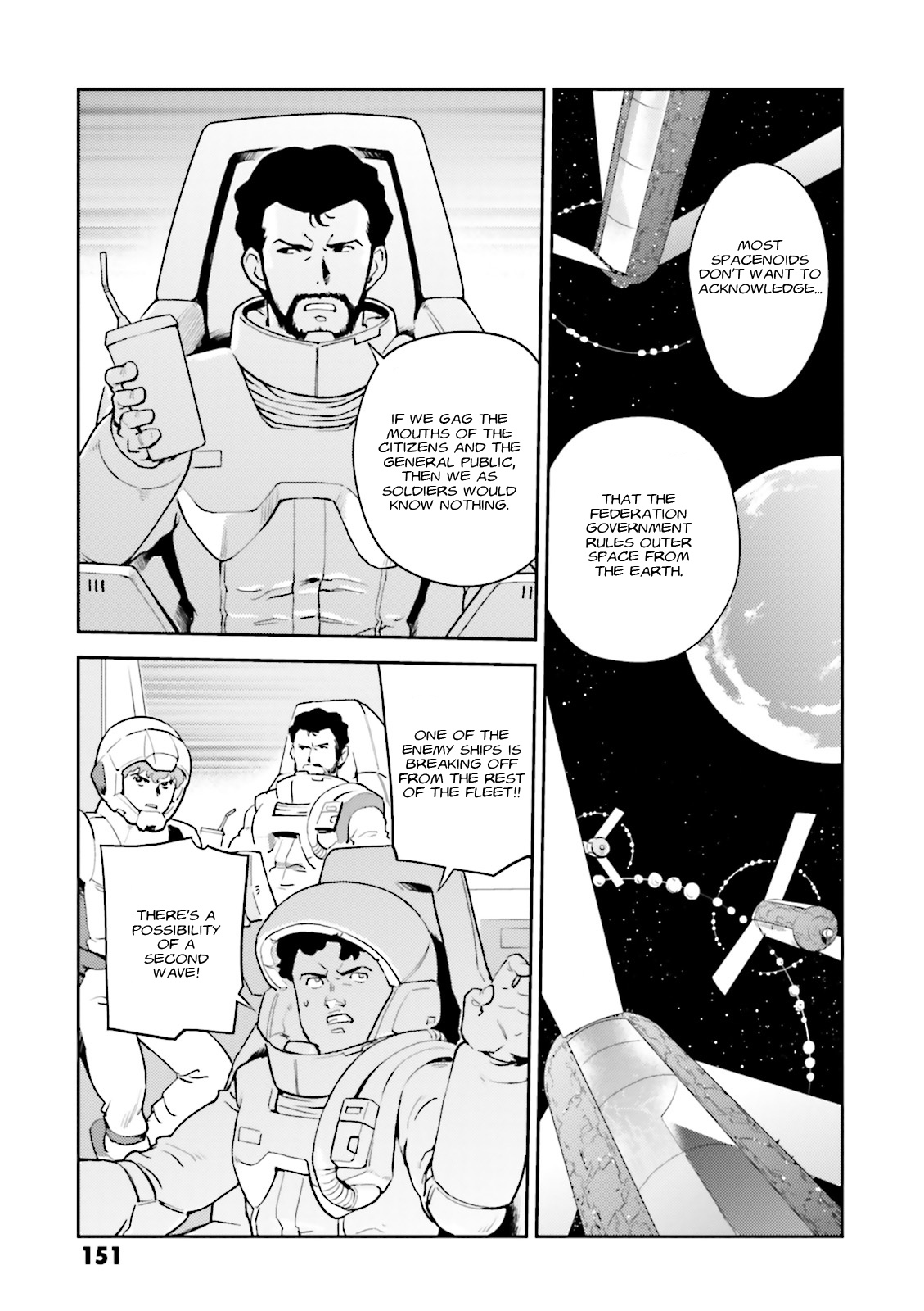 Kidou Senshi Gundam Gyakushuu no Char - Beltorchika Children Chapter 4 page 28 - Chapter 4: Aftermath of the Meteorite