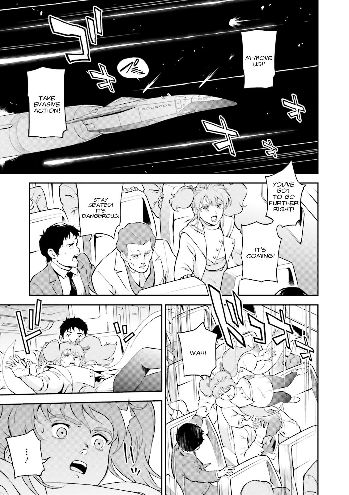 Kidou Senshi Gundam Gyakushuu no Char - Beltorchika Children Chapter 4 page 36 - Chapter 4: Aftermath of the Meteorite