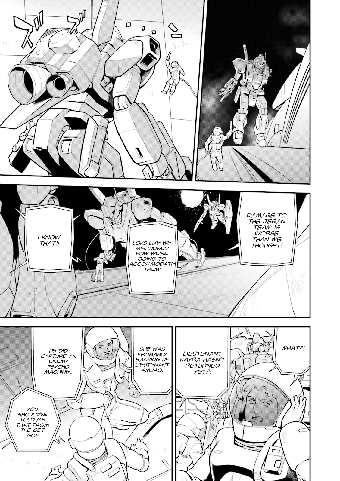 Kidou Senshi Gundam Gyakushuu no Char - Beltorchika Children Chapter 4 page 4 - Chapter 4: Aftermath of the Meteorite