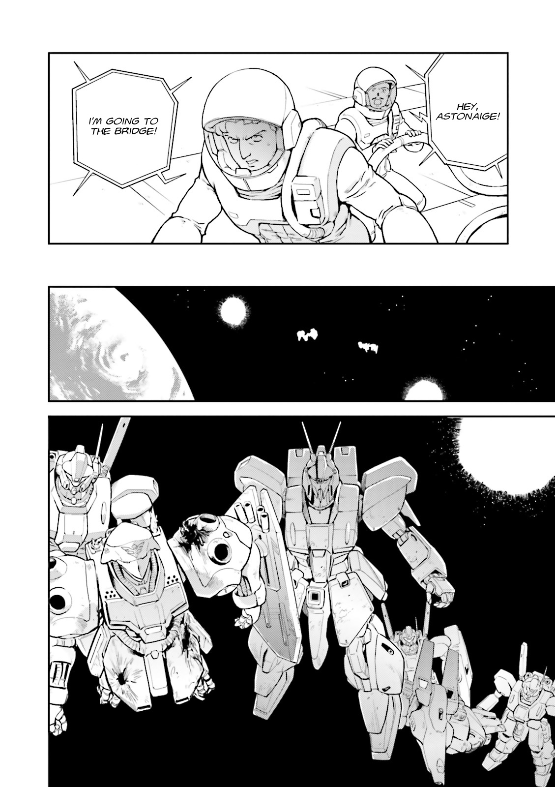 Kidou Senshi Gundam Gyakushuu no Char - Beltorchika Children Chapter 4 page 5 - Chapter 4: Aftermath of the Meteorite