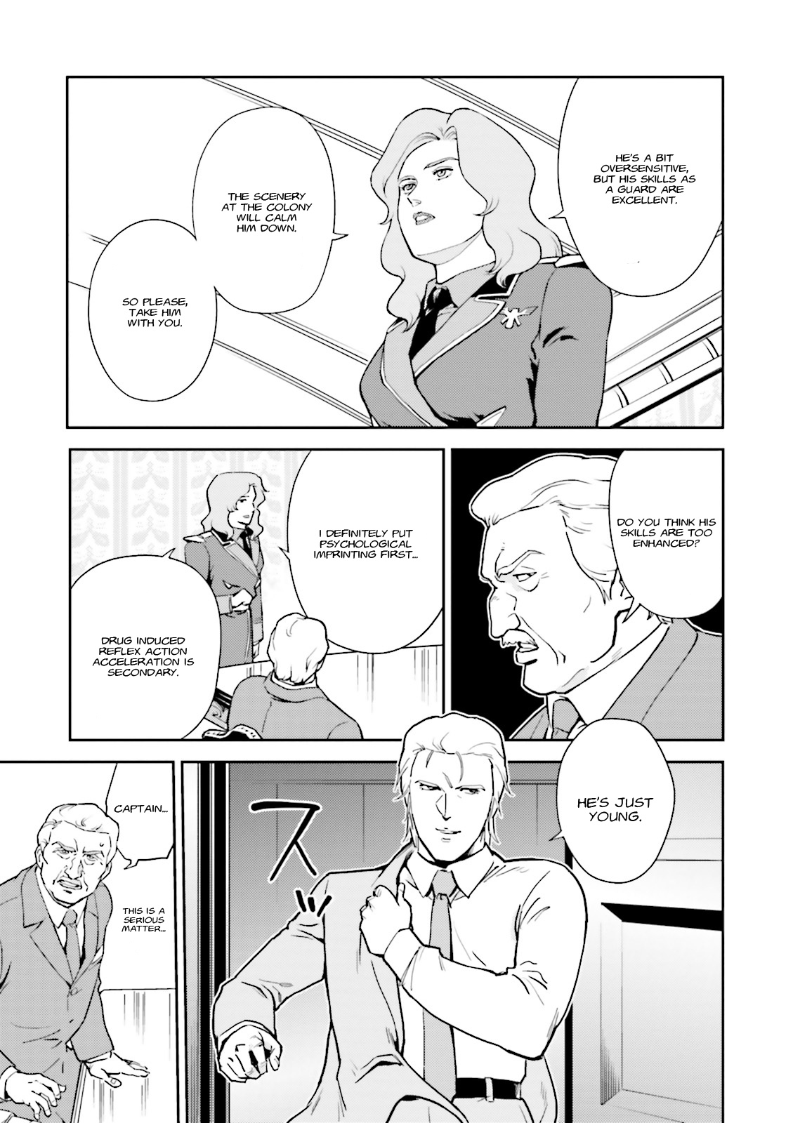Kidou Senshi Gundam Gyakushuu no Char - Beltorchika Children Chapter 4 page 57 - Chapter 4: Aftermath of the Meteorite