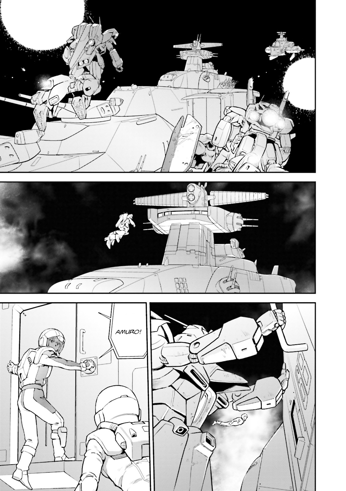Kidou Senshi Gundam Gyakushuu no Char - Beltorchika Children Chapter 4 page 6 - Chapter 4: Aftermath of the Meteorite