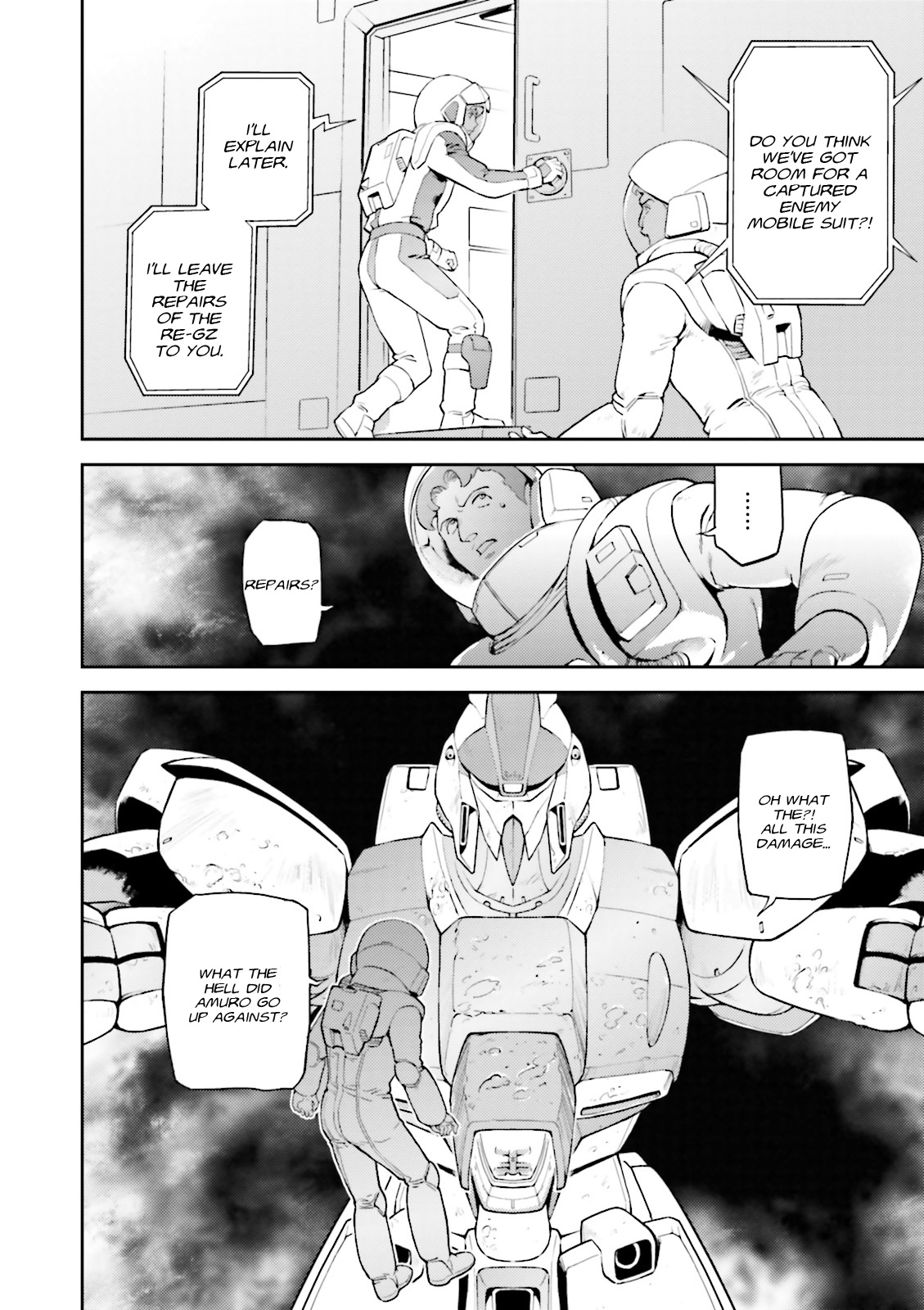 Kidou Senshi Gundam Gyakushuu no Char - Beltorchika Children Chapter 4 page 7 - Chapter 4: Aftermath of the Meteorite