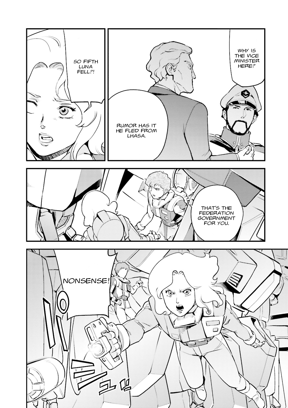 Kidou Senshi Gundam Gyakushuu no Char - Beltorchika Children Chapter 6 page 27 - Chapter 6: The White Gundam