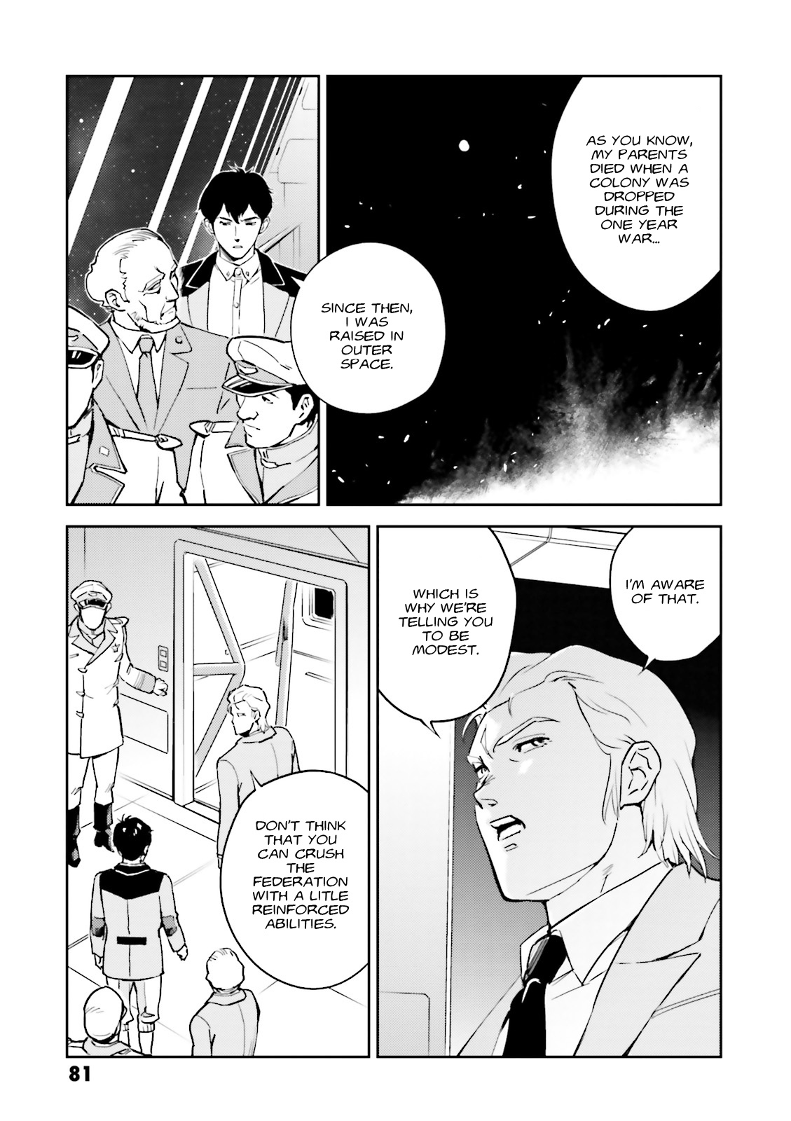 Kidou Senshi Gundam Gyakushuu no Char - Beltorchika Children Chapter 6 page 38 - Chapter 6: The White Gundam