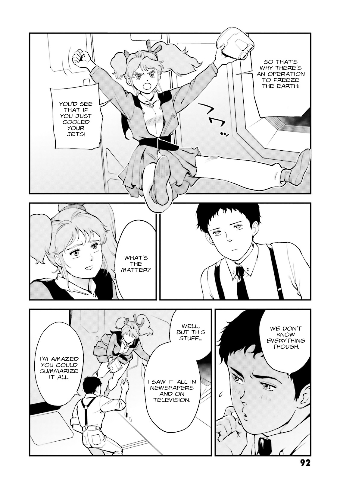 Kidou Senshi Gundam Gyakushuu no Char - Beltorchika Children Chapter 7 page 10 - Chapter 7: Young Boy and Young Girl